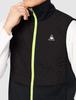 Le Coq Sportif Insulated Size S Men's Vest, Black, (Japanese Size)