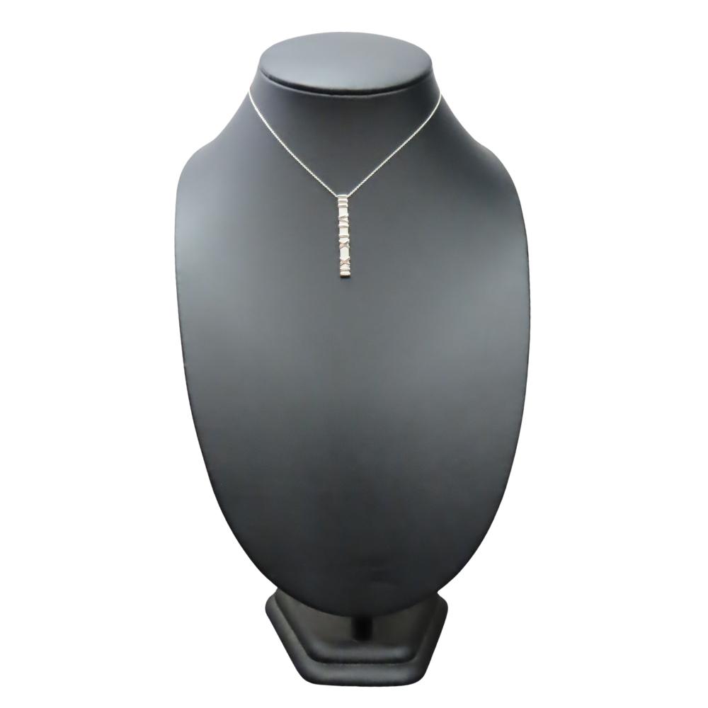 Б/У TIFFANY&Co. Ожерелье Атлас-батон Серебро925 6.8г Серебряные Аксессуары