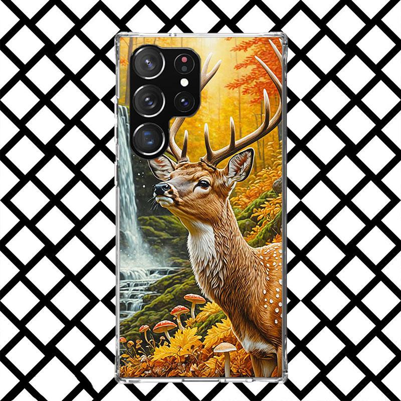 Камуфляжный чехол для телефона 'Охота на оленей' для Samsung Galaxy S26 S25 Edge S24 S23 Ultra S22 Plus S21 FE S20 + Мягкая крышка Принт Fundas Galaxy