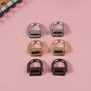 2Pcs D Ring Bag Side Clip Buckles Screw Handbag Chain Handles Connector Hanger