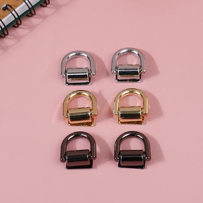 2 шт. D-образное кольцо для сумки, боковые зажимы, пряжки, винты, сумки-цепочки, ручки, разъем, вешалка