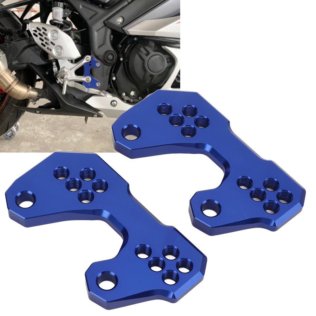 2pcs Passenger Footpad Back Bracket CNC Aluminium Alloy Replacement for YZF R3 MT25 MT03