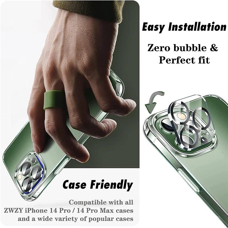 3 шт., защита объектива камеры из закаленного стекла для IPhone 13 11 14 Pro Max 12 Mini Plus IPone 13Pro 14Pro IPhone14, аксессуары для чехла