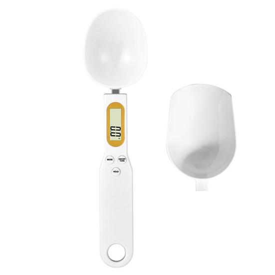 Цифровые мерные весы-ложки с высокой точностью 800 г/1 г 500 г/0,1 г ЖК-дисплей Электронный дозатор корма для собак и кошек Приправы для взвешивания корма