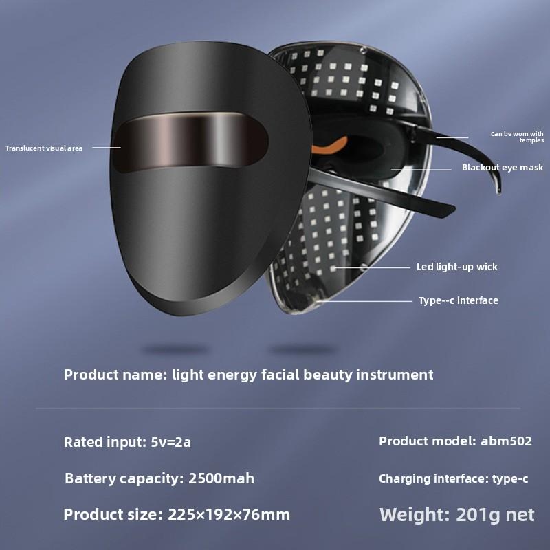 Спектральная маска Косметический прибор Фотонное омоложение кожи Beauty Row Light Milk Iron Man Mask Высокоэффективный светодиодный косметический прибор