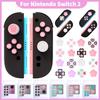 Силиконовый Мягкий D-pad Крестовина ABXY Кнопки Стикер Кожаный Чехол Для Nintendo Switch 2 Joy-Con Накладка На Грибок Стиков Для NS 2