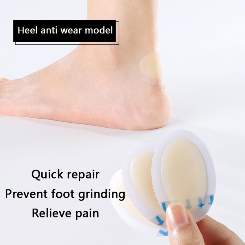 Модный гидроколлоидный гель-стик для пяток против натирания, невидимый стик для ног для обуви на высоком каблуке, быстрое восстановление пяток, против натирания, волдыри