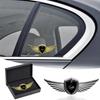 1PCS 3D Metal Wings Badge Car Side Marker Window Trunk Sticker Decal For Nissan X-trail Almera Qashqai Tiida Car Accessories
