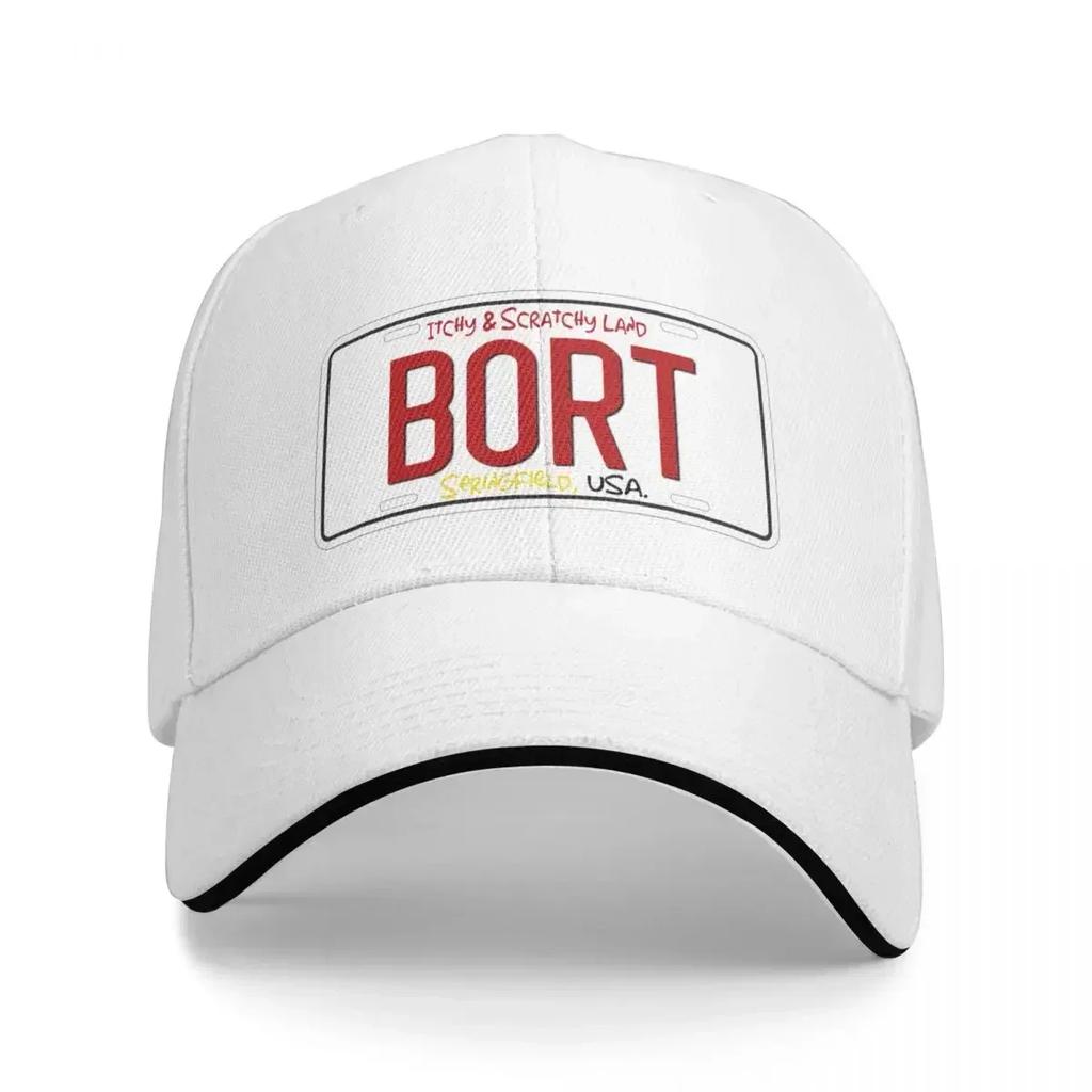 BORT License Plate Bart Baseball Cap western Hat derby hat Rave Hats For Women Unisexs