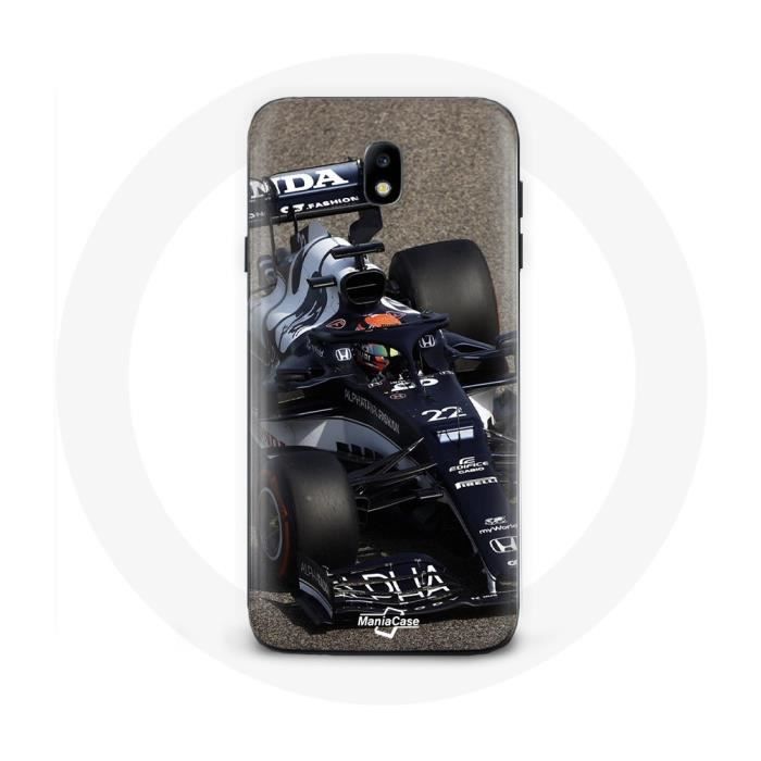 Coque pour Samsung Galaxy S5 Formule 1 Yuki Tsunoda pilote automobile de F1 Bleu