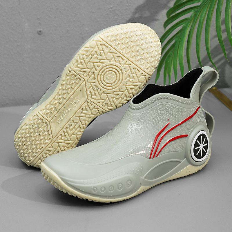 Мода Модные Мужские Женские Ботильоны Резиновые Сапоги Мужские Нескользящие Износостойкие Водонепроницаемые Ботинки Рабочие Ботинки Подходят для Дождливого Снежного Дня