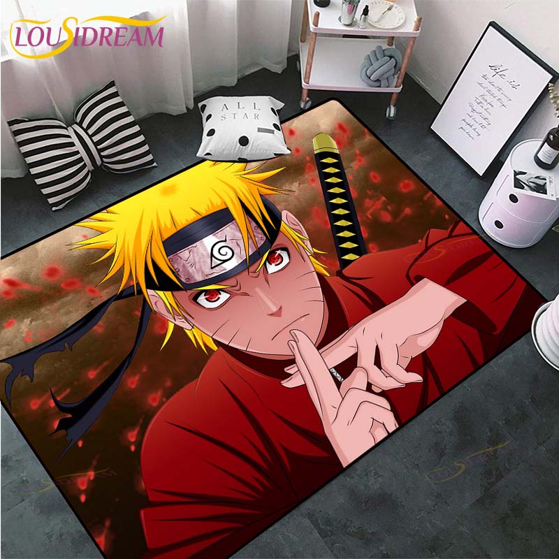 Аниме Наруто узор ковры гостиная противоскользящий коврик детские коврики для спальни коврик для йоги большой ковер декор
