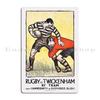 Rugby At Twickenham Advertising Poster Metal Sign Printing Garage Decoration Club Bar Bar Retro Tin Sign Poster