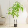 Artificial Nandina Domestica Potted Plant - Decorative Greenery for Living Room and Floor Bonsai Ornaments.
