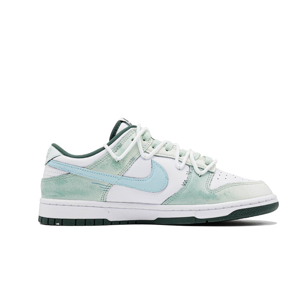 Nike Кроссовки Dunk Ice Cream Нескользящие Устойчивые к истиранию Низкие Скейтбордические Обувь Унисекс Травянисто-зеленый DD1391-101(Команда861-)