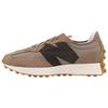 Nb 327 Retro Color Block Fabric Low Top Running Shoes Men Sneakers Brown MS327STA
