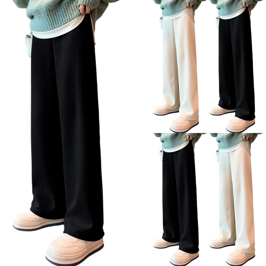 Women's Fashionable Casual Loose Fleece Lined Long Pants