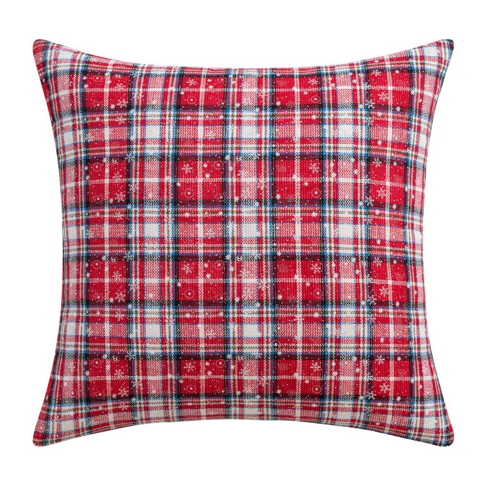 Square Christmas Pillowcase INS Style Cushion Cover Home Decor Throw Pillowcover Sofa/Bed