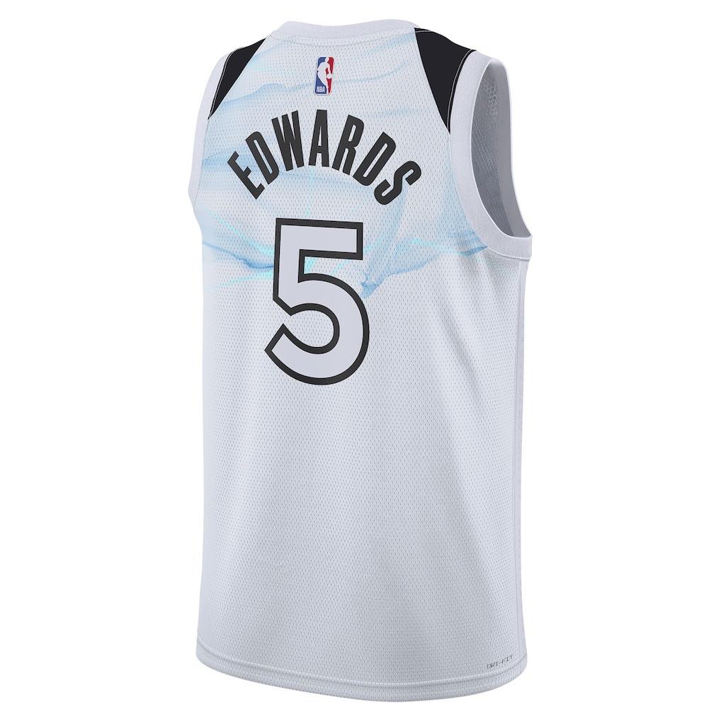 Nike Баскетбольная майка Edwards Timberwolves 24-25 City Edition SW, унисекс, белая FQ4350-100