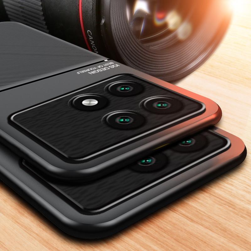 Для Xiaomi Poco F6 Pro 5G чехол кожаный автомобильный магнитный держатель задняя крышка для Poko Little F 6 F6Pro Pocof6 Pocof6pro защитные чехлы