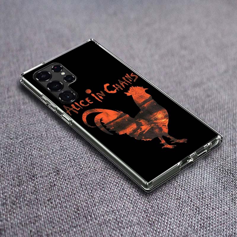 Чехол для телефона Alice In Chains (рок-группа) для Samsung Galaxy S24 S23 S21 S20 FE S22 S26 Ultra S25 Edge S10 Plus Прозрачный ТПУ Чехол