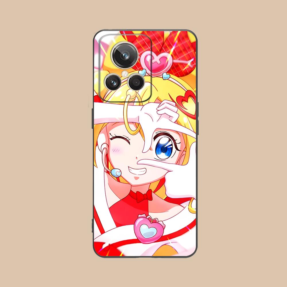 Чехол для мобильного телефона Sakura Uta Cure Idol Матовый ТПУ для Realme 15 14 13 12 11 10 9 Pro Plus T i Lite 5G Цветной Печатный Чехол