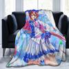 Uma Musume Pretty Derby Blanket Flannel Autumn/Winter Portable Super Soft Throw Blankets for Bedding Couch Plush Thin Quilt