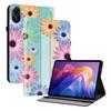 For Xiaomi Redmi Pad 2 Leather Case Pattern Printed Stand Tablet Cover with Card Slots