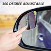2pcs Car Mirror Wide Angle Car Blind Spot Mirrors 360° Adjustable Auxiliary Rearview Mirrors HD Frameless Small Round Mirror