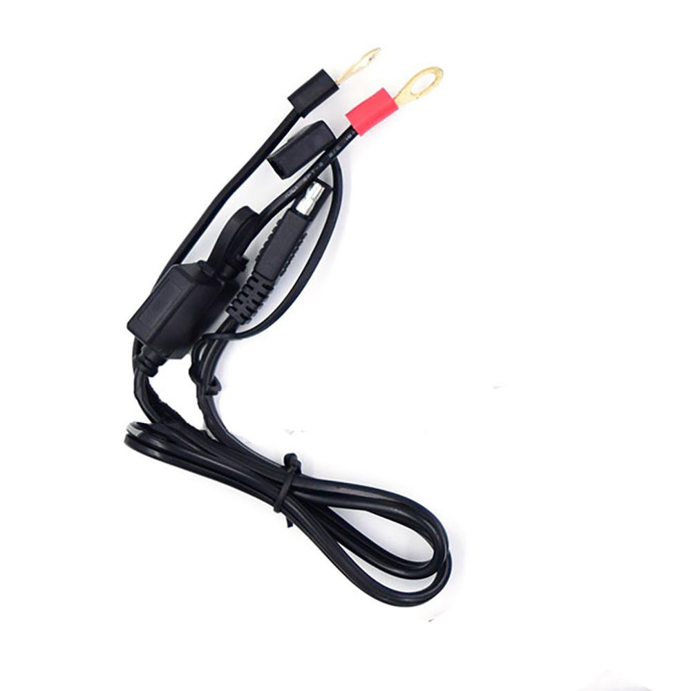 1× Провода для зарядки аккумулятора (SAE) Кольцевые клеммы аккумулятора к адаптеру SAE EL105
