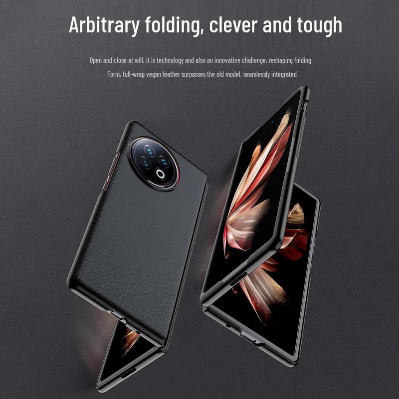 ZLANNI Кожаный защитный чехол для бизнеса для серии Vivo X Fold