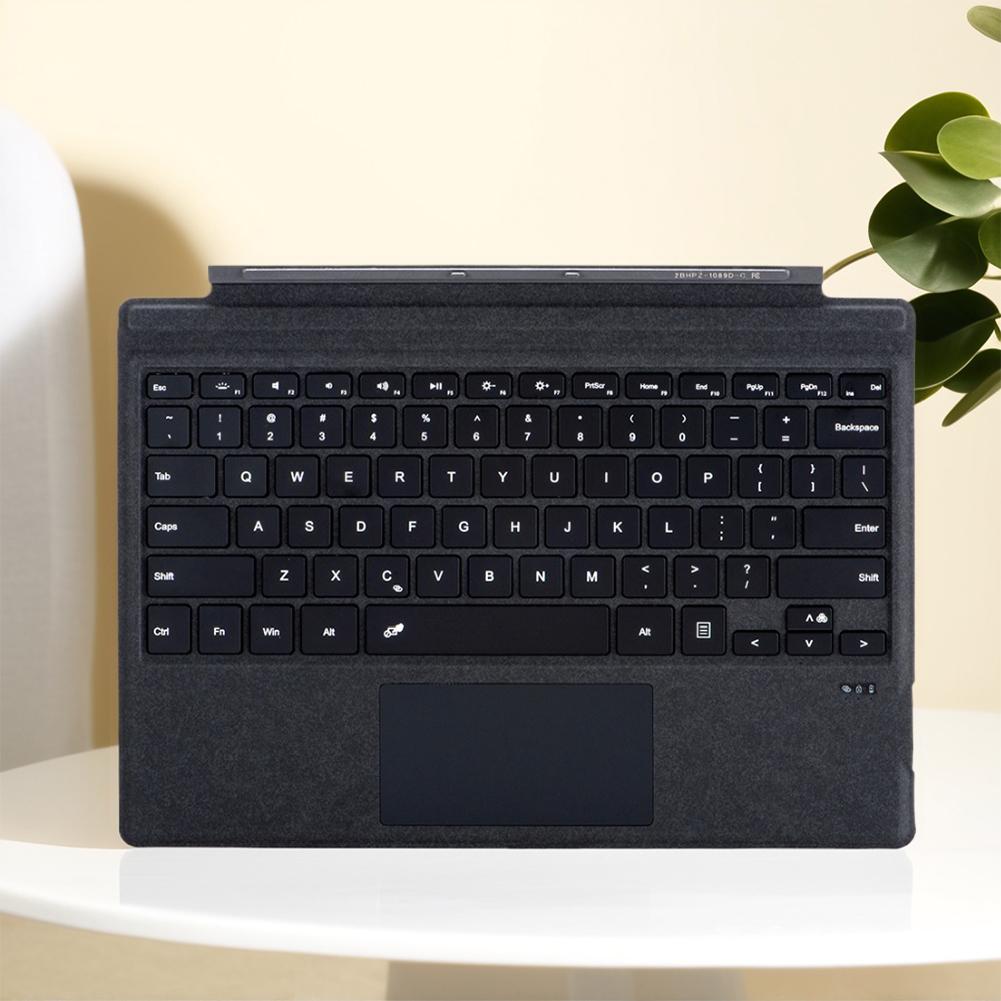 Беспроводная клавиатура с 7-цветной подсветкой, совместимая по Bluetooth, тип Cover Keyboard для Microsoft Surface Pro 3/4/5/6/7/7+