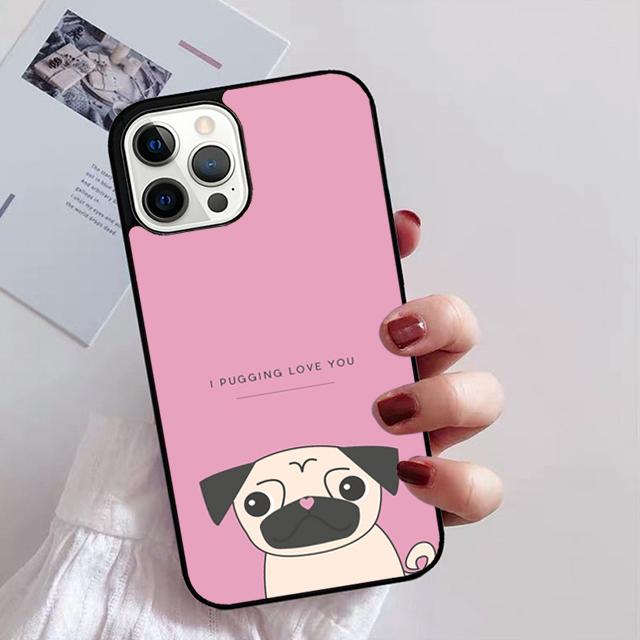 Чехол для телефона с забавным мультяшным щенком для iPhone 11, 12, 13, 14 Pro Max mini XR XS SE 2020, 6, 7, 8 Plus, Samsung S21 S22, чехол Fundas