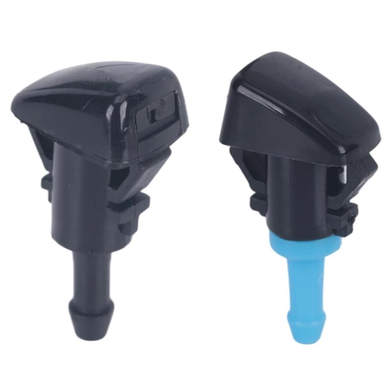 5303834AB Windshield Washer Nozzle Pair, ABS Clip-In Front Nozzle Unit for Vehicle Washer System Care Daily Use