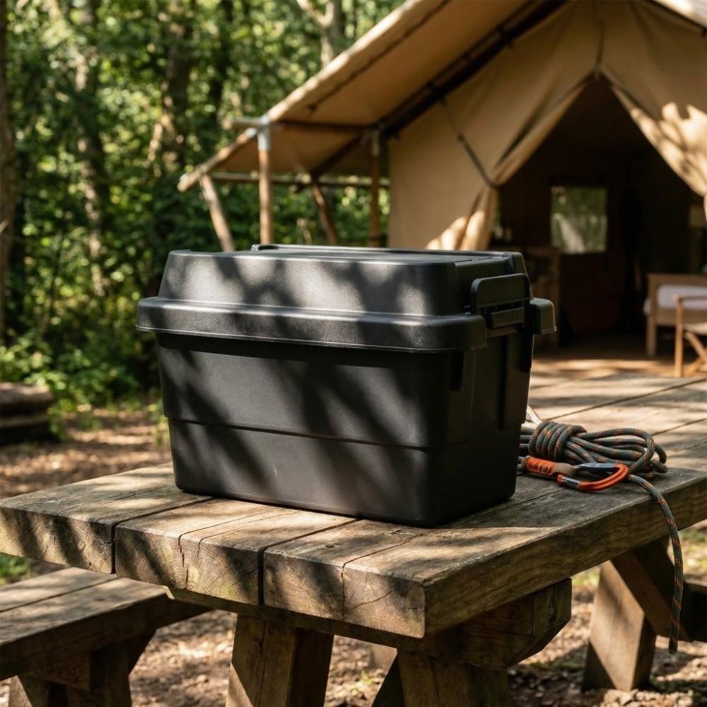 2 Pcs 1.1L Outdoor Storage Box PP Portable Storage Box Picnic Cruet Storage Hiking Activities
