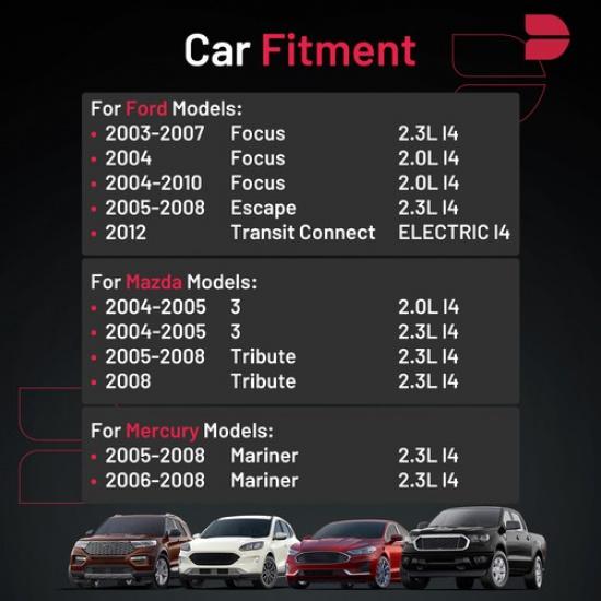 Комплект из 4 иридиевых свечей зажигания AP104 7963 для Ford Focus 2004 2.0L L4