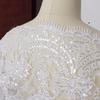 Eyelashes Sequined Lace, Wedding Veil Handmade Diy Material, Clothing Clothes Decorative Accessories Ivory White