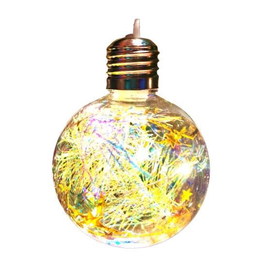 Рождественское украшение LED световые шары мягкое окружающее свечение небьющийся ПВХ праздничные огни праздничный светящийся шар