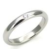 Used TIFFANY&Co. Ring Stacking Band 1PD EU#50 Pt950Platinum/diamond 5.3g Platinum