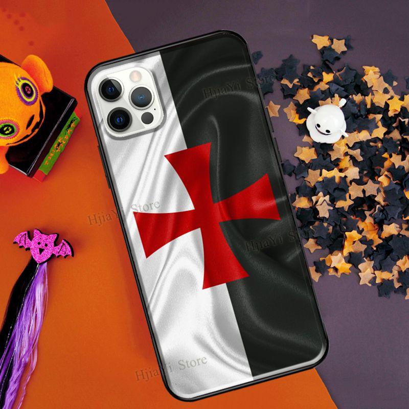 Герб Тамплиеров Для iPhone 13 12 mini 11 Pro Max Чехол Для iPhone XR X XS Max 6S 7 8 Plus SE 2020 Coque