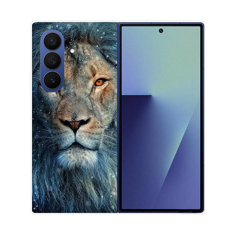 Для Samsung Galaxy Z Fold 7 Fold7 Чехол Роскошный Складной Ударопрочный Защитный Funda для Samsung Galaxy Z Fold 7 Жесткая Задняя Крышка из Поликарбоната