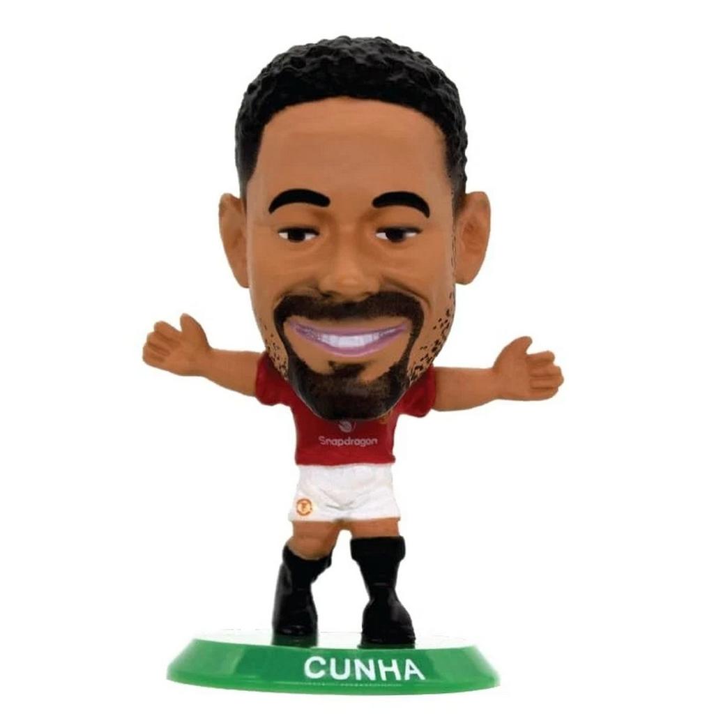 Manchester United FC Matheus Cunha SoccerStarz Football Figurine