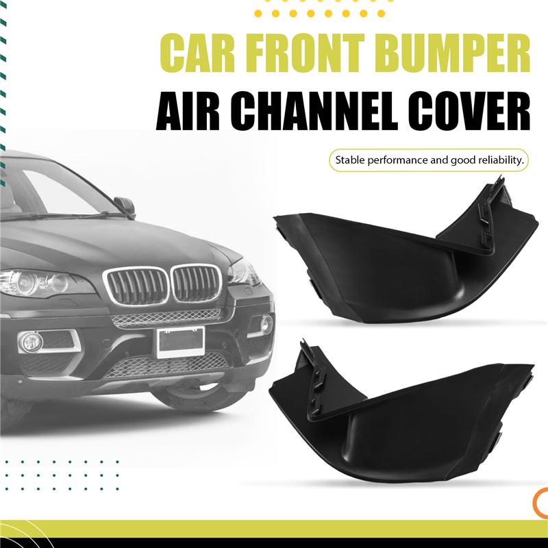 Car Front Bumper Air Channel Trim Panel 51118058557 51118058558 For BMW X6 F16 2013-2019 35Ix 28Ix 30Dx 50Ix