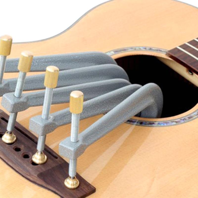 Зажим для пружин скрипки из алюминиевого сплава Инструменты лютье Скрипка Гитара Бас-гитара Зажимы для басовой планки Изготовление скрипки Инструмент для установки и ремонта
