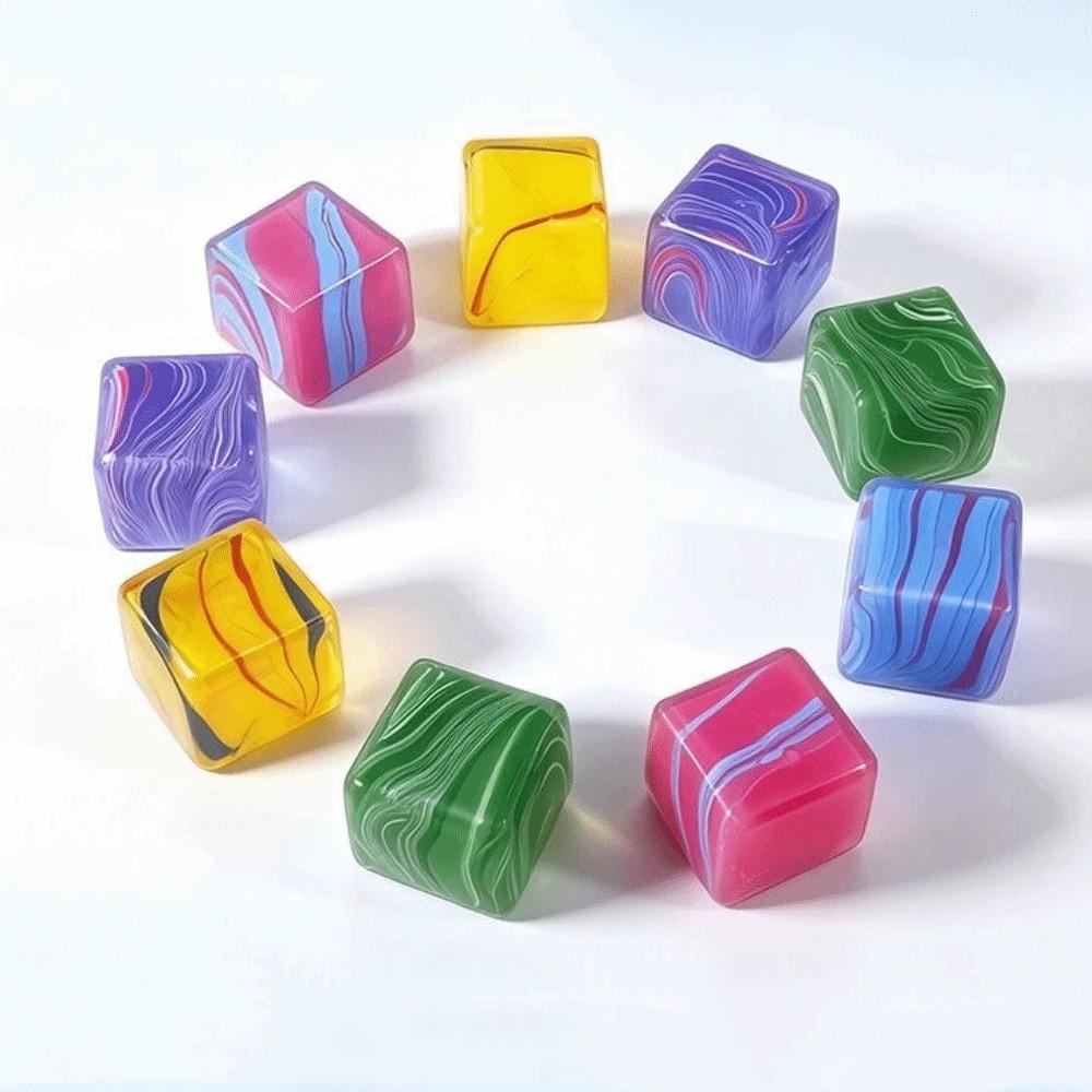 Transparent Ice Cube Fidget Toy Slow Rebound Sensory Fidget Toy Ice Cube Squishy Toy Gifts