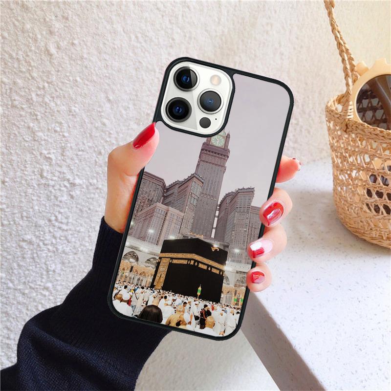 Чехол для телефона 'Священная мечеть Мекки' для iPhone 17 Air 16 Coque 15 14 12 13 PLUS 11 PRO MAX Задняя крышка Fundas Shell