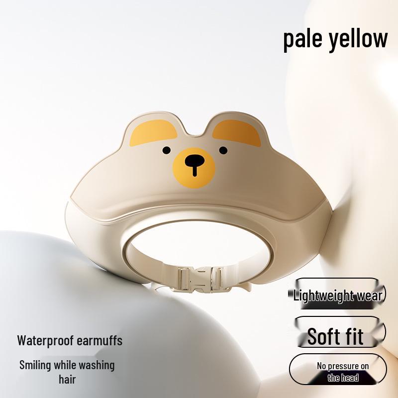 Waterproof Baby Shampoo Cap with Ear Protection - Cartoon Bath Hat for Children