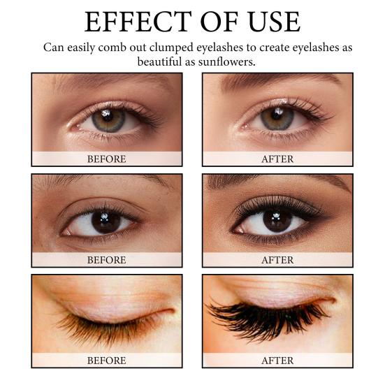 4Pcs Eyelash Brush Long Handle Scalloped Soft Bristles Lash Separation Mascara Fan Brush Women Girls Eye Makeup Tool