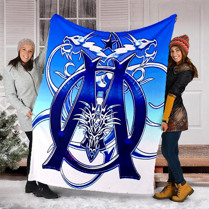 Marseille printed blanket—lightweight,soft,warm;versatile blanket all seasons—perfect as &air-conditioning throw,nap blanket