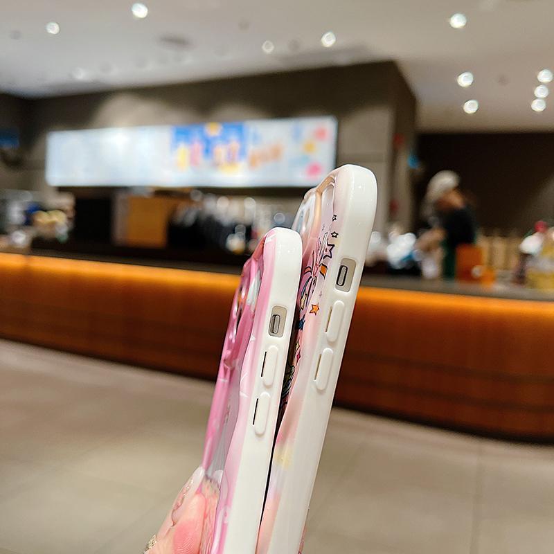 Милый мягкий чехол для телефона Realme C55 C67 Xiaomi 13T Redmi Note 13 Note 12 Samsung A55 S24 Ultra A35 A54 A53 A34 S23 IPhone 15 11 Reno 11 8T